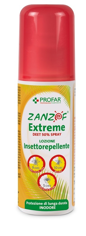 ZANZOF JUNGLE EXTREME SPRAY DEET 50% 75 ML PROFAR - farmachicca