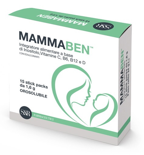 MAMMABEN 15 STICKPACK - farmachicca