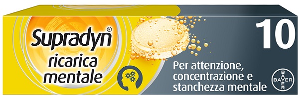 SUPRADYN RICARICA MENTALE 10 COMPRESSE - farmachicca