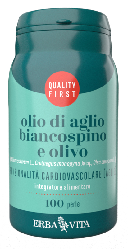 OLIO DI AGLIO, BIANCOSPINO E OLIVO 100 PERLE - farmachicca