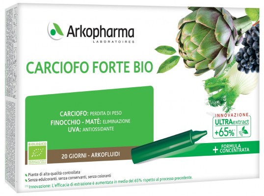 ARKOFLUIDI ULTRA SUONI CARCIOFO FORTE BIO 20 FIALE - farmachicca