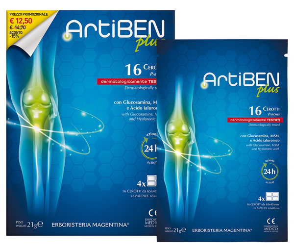 ARTIBEN PLUS CEROTTO 16 PEZZI - farmachicca