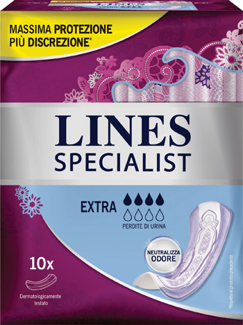 LINES SPECIALIST PANNOLONE EXTRA FARMA 10 PEZZI - farmachicca