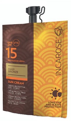INCAROSE MAXI BRONZE SUN CREAM SPF15 50 ML - farmachicca