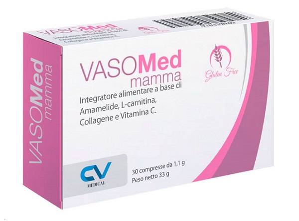 VASOMED MAMMA 30 COMPRESSE - farmachicca