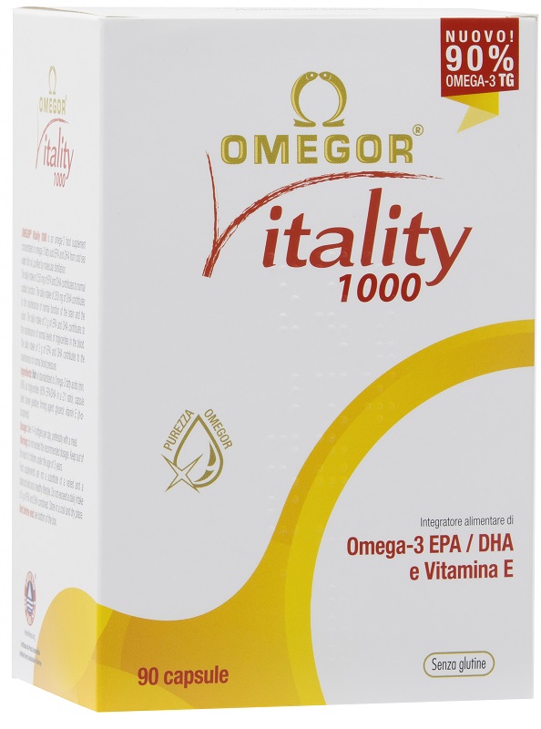 OMEGOR VITALITY 1000 90 CAPSULE - farmachicca
