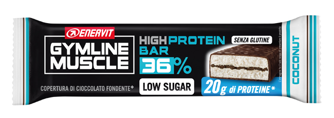 GYMLINE 20G PROTEINBAR LS COCONUT 55 G - farmachicca
