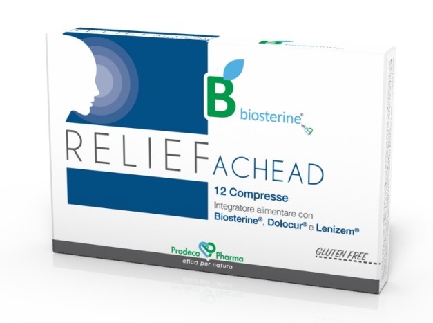 BIOSTERINE RELIEF ACHEAD 12 COMPRESSE - farmachicca