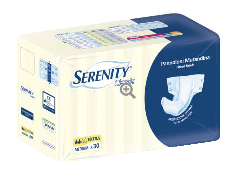 SERENITY PANNOLONE A MUTANDINA CLASSIC EXTRA XL 15 PEZZI - farmachicca
