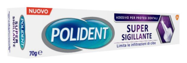 POLIDENT SUPER TENUTA+SIGILLANTE ADESIVO PROTESI DENTALE 70 G - farmachicca
