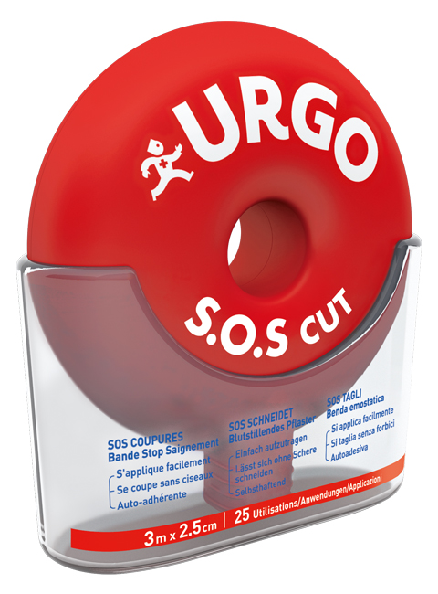 BENDA URGO SOS CUT 3X2,5CM - farmachicca