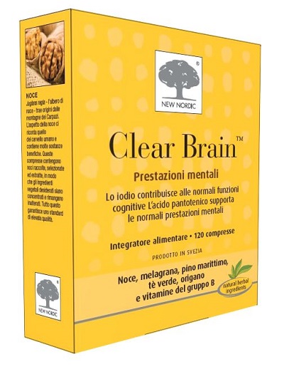 CLEAR BRAIN 120 COMPRESSE - farmachicca