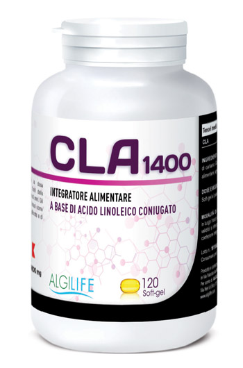 CLA 1400 ACIDO LINOLEICO CONIUGATO 120 SOFT GEL - farmachicca
