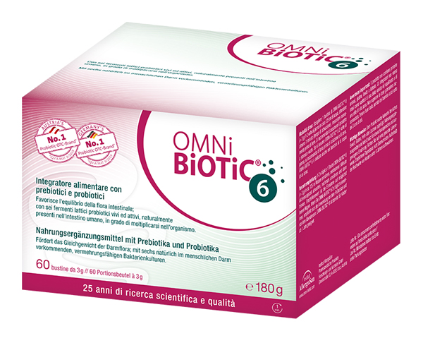 OMNI BIOTIC 6 POLVERE 60 BUSTINE DA 3 G - farmachicca