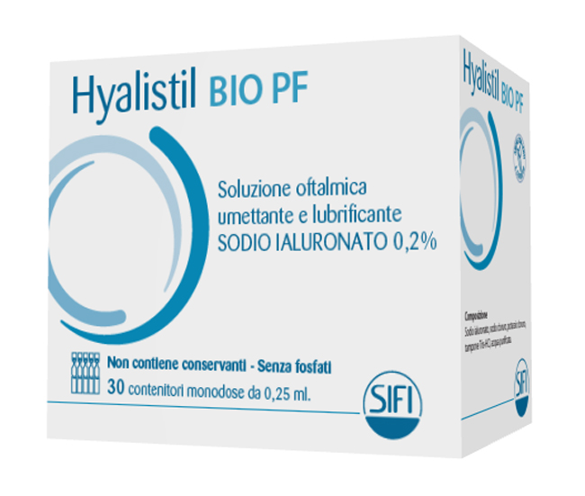 HYALISTIL BIO SOLUZIONE OFTALMICA  A BASE DI ACIDO IALURONICO 0,2% 30 FLACONCINI 0,25 ML - farmachicca