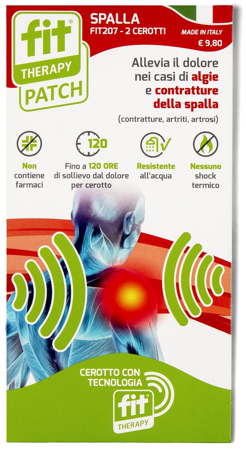 CEROTTO FIT THERAPY SPALLA 2 PEZZI - farmachicca