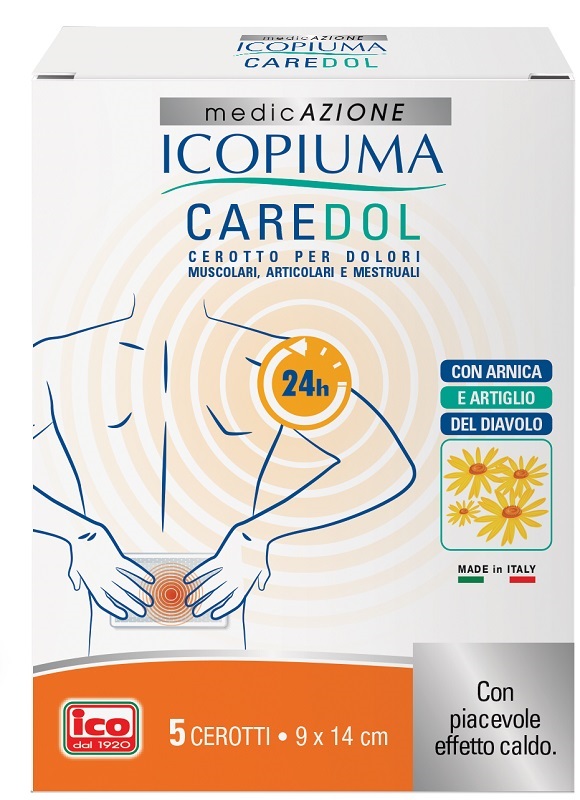ICOPIUMA CAREDOL CEROTTO DOL RETTANGOLARE 5 PEZZI - farmachicca
