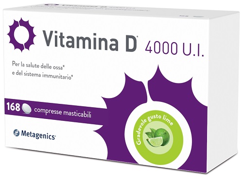 VITAMINA D 4000UI 168 COMPRESSE MASTICABILI - farmachicca