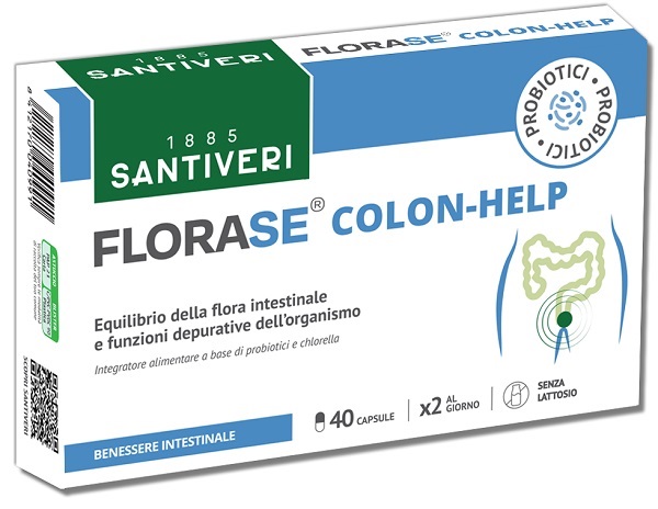 FLORASE COLON HELP 40 CAPSULE - farmachicca