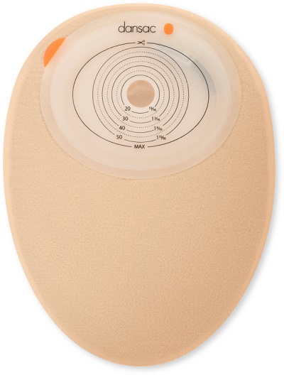 DANSAC NOVALIFE TRE 1 SACCA CHIUSA OPACA PIANA MAXI PER COLOSTOMIA CON FINESTRA RITAGLIABILE 15-70X90 MM 620 ML 30 PEZZI - farmachicca