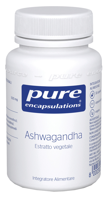 PURE ENCAPSULATIONS ASHWAGANDHA 30 CAPSULE - farmachicca