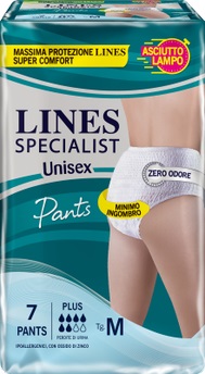 LINES SPECIALIST PANTS PLUS UNISEX M 7 PEZZI - farmachicca