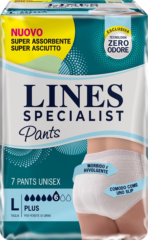 LINES SPECIALIST PANTS PLUS UNISEX L 7 PEZZI - farmachicca