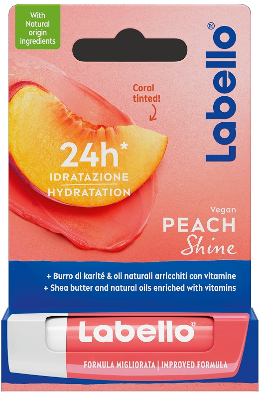 LABELLO PEACH SHINE 5 G - farmachicca