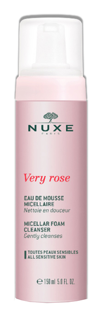 NUXE VERY ROSE MOUSSE LEGGERA DETERGENTE 150 ML - farmachicca