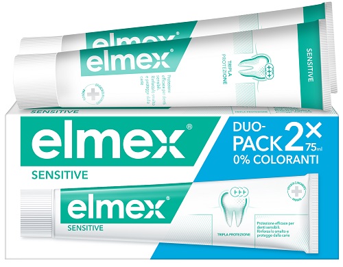 ELMEX SENSITIVE DENTIFRICIO BITUBO 2X75 ML - farmachicca