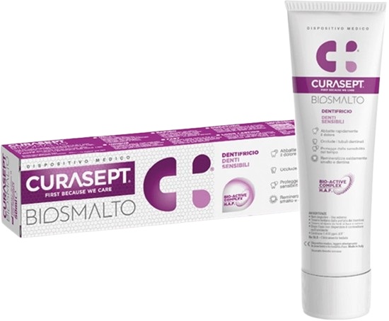 CURASEPT BIOSMALTO DENTIFRICIO DENTI SENSIBILI 75 ML - farmachicca