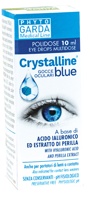 CRYSTALLINE BLUE GOCCE POLIDOSE 10 ML - farmachicca