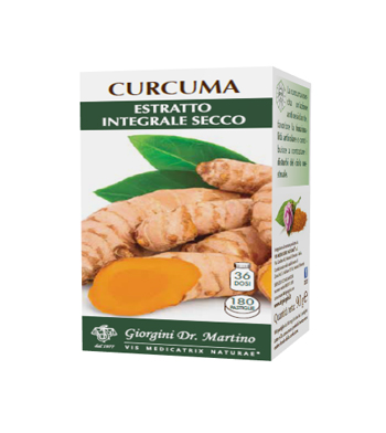 CURCUMA ESTRATTO INTEGRALE SECCO 180 PASTIGLIE - farmachicca