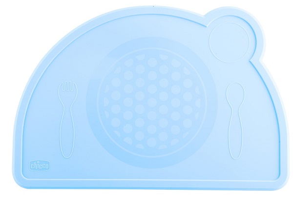 CHICCO TOVAGLIETTA SILICONE BLU - farmachicca