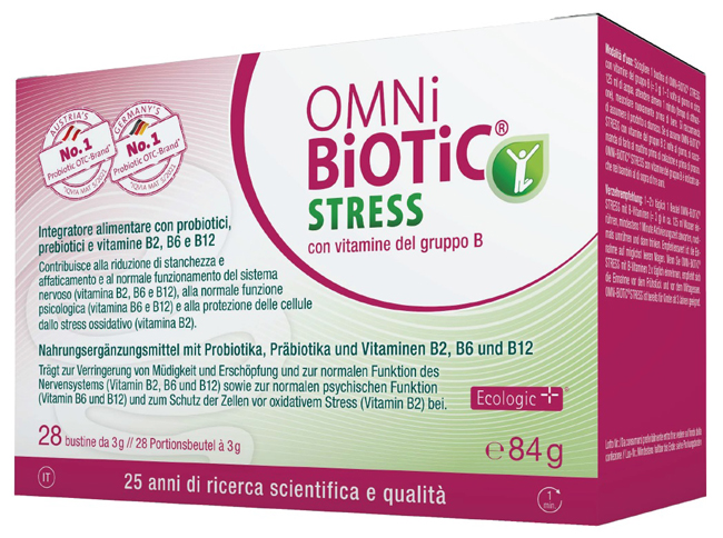 OMNI BIOTIC STRESS VITAMINE GRUPPO B 28 BUSTINE DA 3 G - farmachicca