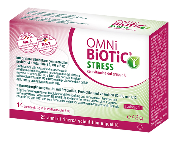 OMNI BIOTIC STRESS VITAMINE GRUPPO B 14 BUSTINE DA 3 G - farmachicca