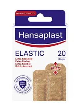 HANSAPLAST ELASTIC/FABRIC 20 STRIPS ASSORTITI - farmachicca