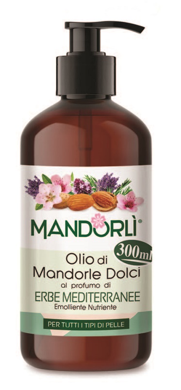 MANDORLI ERBE MEDITERRANEE OLIO CORPO 300 ML - farmachicca