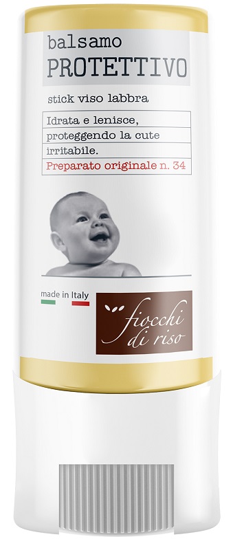FIOCCHI DI RISO BALSAMO PROTETTIVO 9 ML STICK VISO/LABBRA - farmachicca