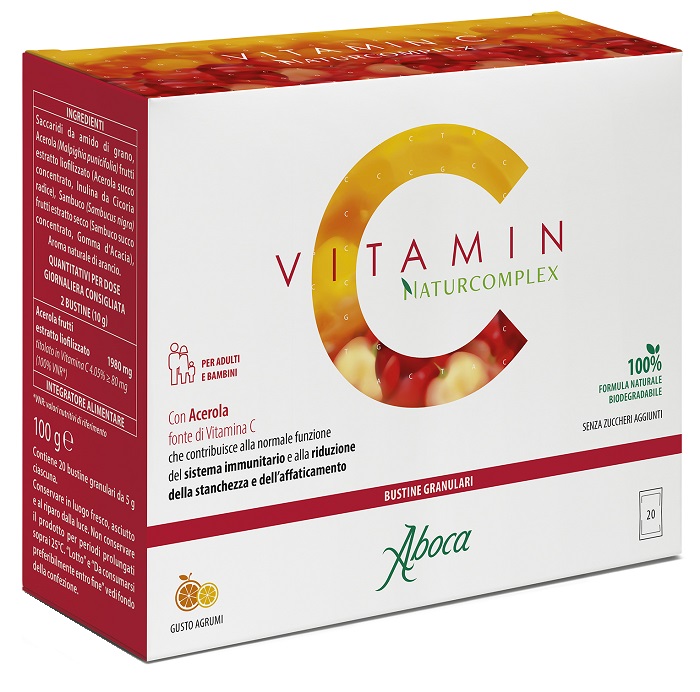 VITAMIN C NATURCOMPLEX 20 BUSTINE - farmachicca