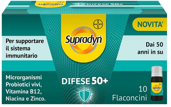 SUPRADYN DIFESE 50+ 10 FLACONCINI 10 ML - farmachicca