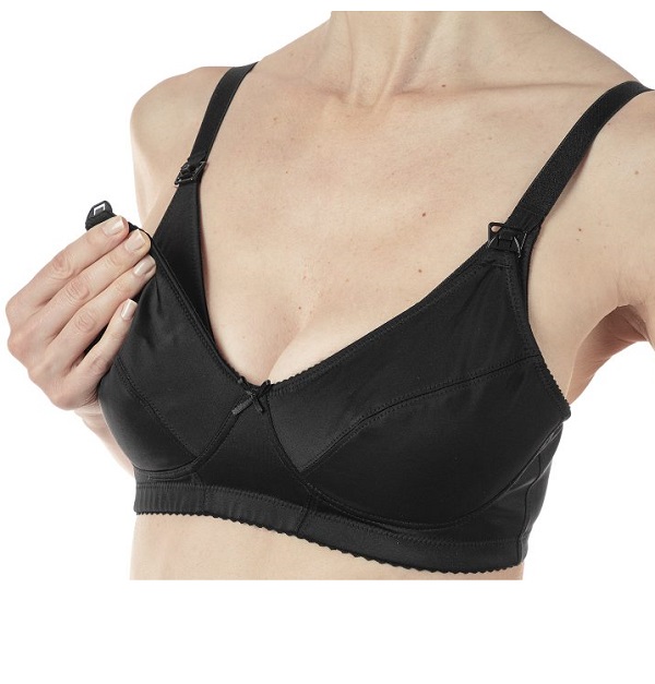 MAMMY REGGISENO MICROFIBRA ALLATTAMENTO BLACK 5D - farmachicca