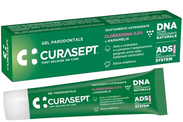 CURASEPT GEL PARODONTALE ADS DNA TRATTAMENTO ASTRINGENTE 30 ML - farmachicca