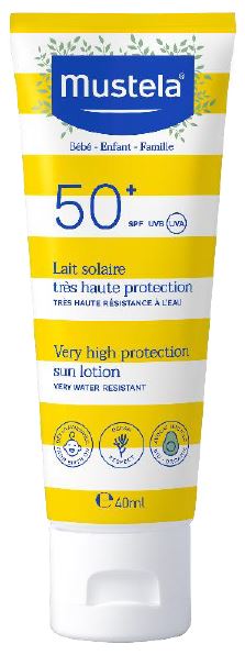 MUSTELA LATTE SOLARE 40 ML - farmachicca