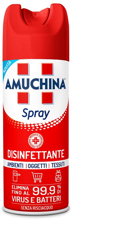 AMUCHINA SPRAY AMBIENTI OGGETTI TESSUTI 400 ML - farmachicca