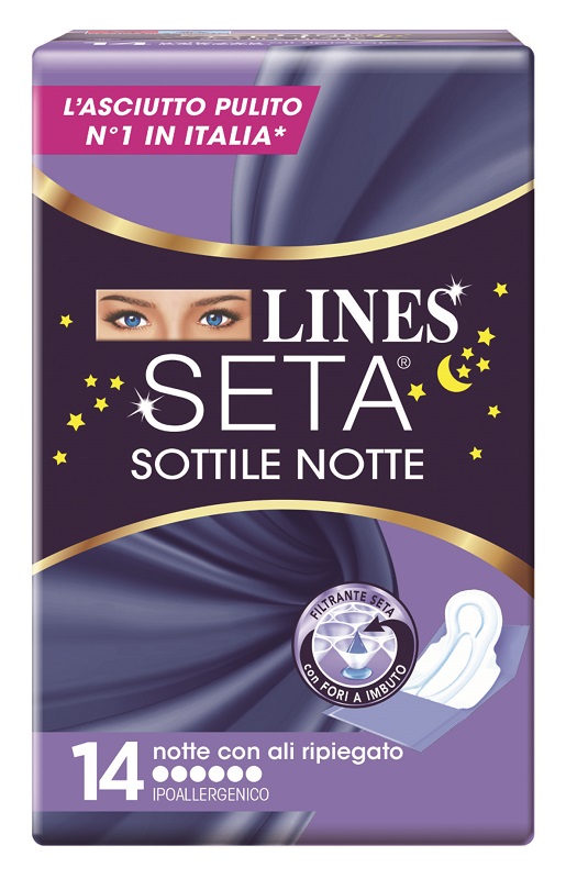 LINES SETA SOTTILE NOTTE CON ALI 14 PEZZI - farmachicca