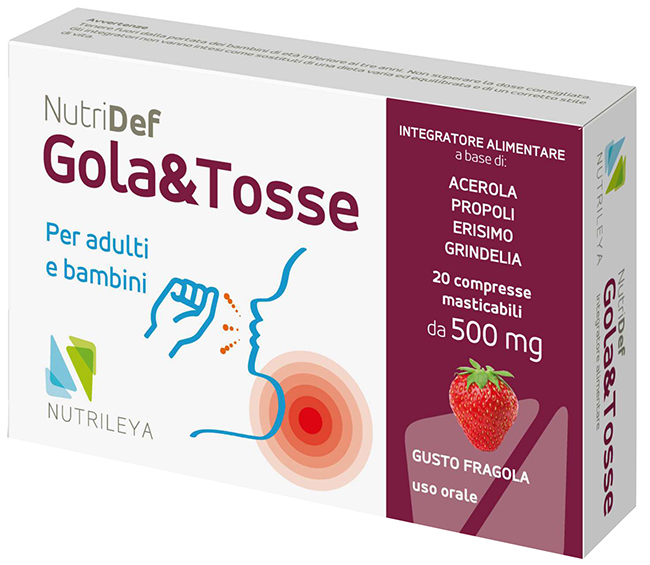 NUTRIDEF GOLA&TOSSE 20 COMPRESSE - farmachicca