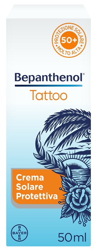 BEPANTHENOL TATTOO CREMA SOLARE PROTETTIVA SPF50+ 50 ML - farmachicca