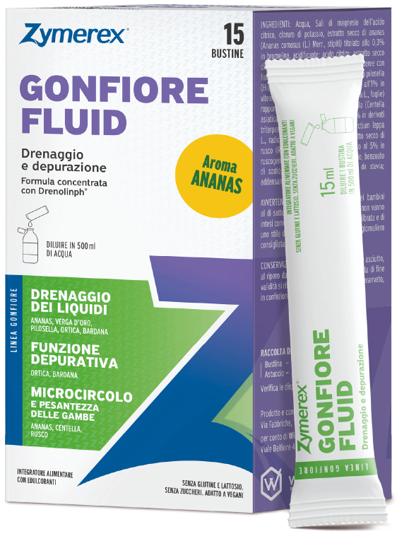ZYMEREX GONFIORE FLUID 15 BUSTINE - farmachicca