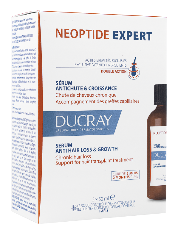 DUCRAY NEOPTIDE EXPERT SIERO ANTICADUTA 2 PEZZI DA 50 ML - farmachicca